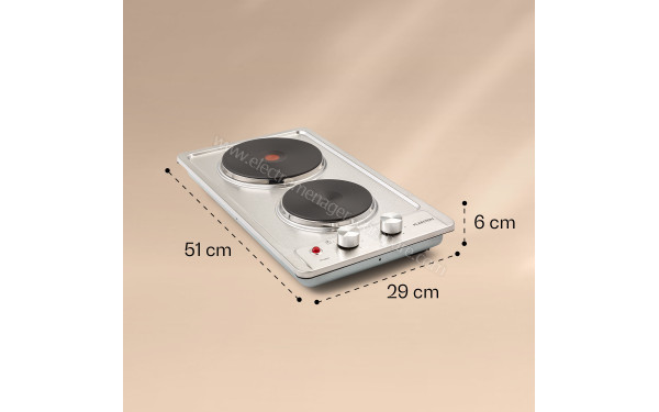 KLARSTEIN Appetito Domino Inox - Dimensions