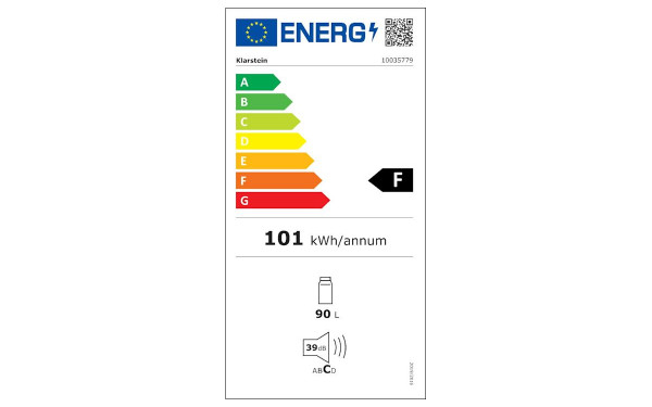 KLARSTEIN OpenAir 90 L - &Eacute;tiquette &eacute;nergie v2
