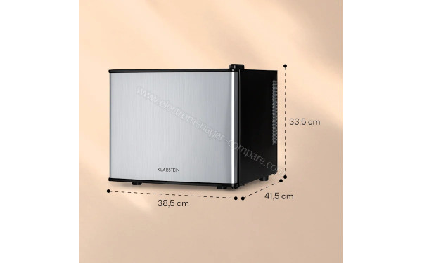 KLARSTEIN Minibar Cachette Argent 2021 - Dimensions