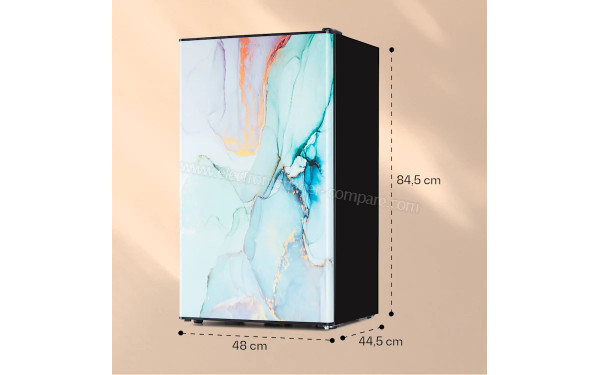 KLARSTEIN CoolArt 79 L  Pastel - Dimensions