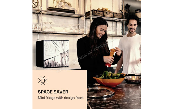 KLARSTEIN CoolArt 45 L Cool City - Mise en situation