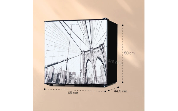 KLARSTEIN CoolArt 45 L Cool City - Dimensions