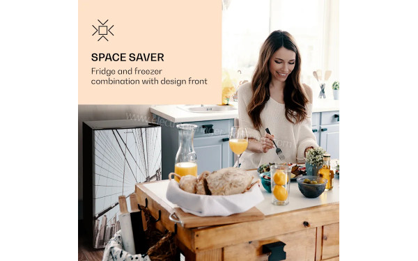 KLARSTEIN CoolArt 79 L Cool City - Mise en situation