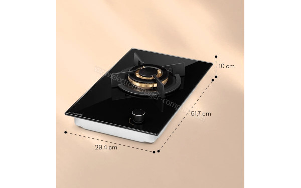 KLARSTEIN Goldflame Noir - Dimensions