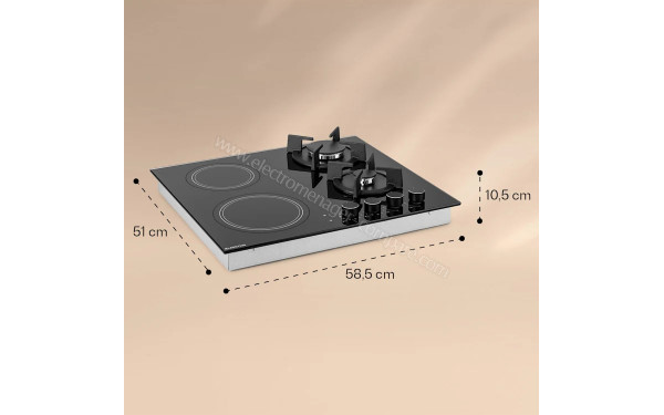 KLARSTEIN MultiChef 4 Kombi Noir - Dimensions