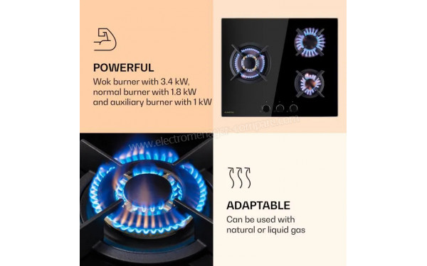 KLARSTEIN Goldflame 3 Noir - Mise en situation