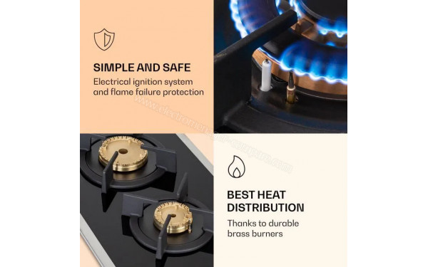 KLARSTEIN Goldflame Domino Prime Noir - Mise en situation