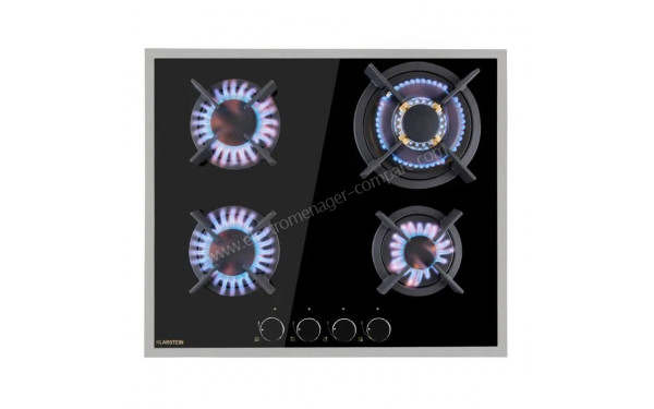 KLARSTEIN Goldflame Domino 4 Prime Noir - Vue du dessus