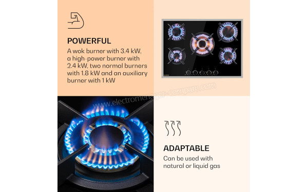 KLARSTEIN Goldflame 5 Prime Noir - Mise en situation