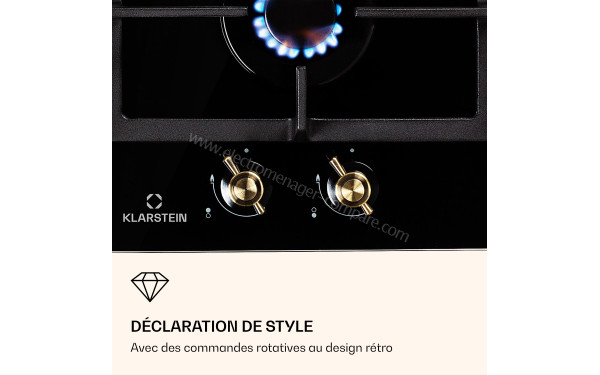 KLARSTEIN Victoria Domino Noir - Panneau de commandes