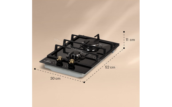 KLARSTEIN Victoria Domino Noir - Dimensions