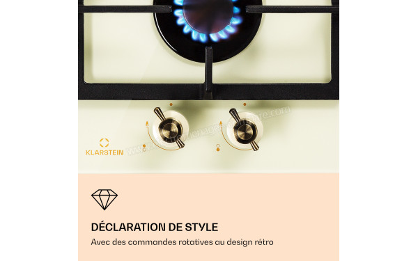 KLARSTEIN Victoria Domino Ivoire - Panneau de commandes
