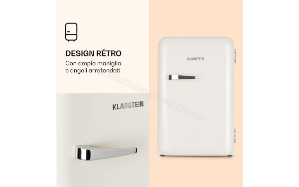 KLARSTEIN Audrey 70 L Blanc - Zoom sur la poign&eacute;e