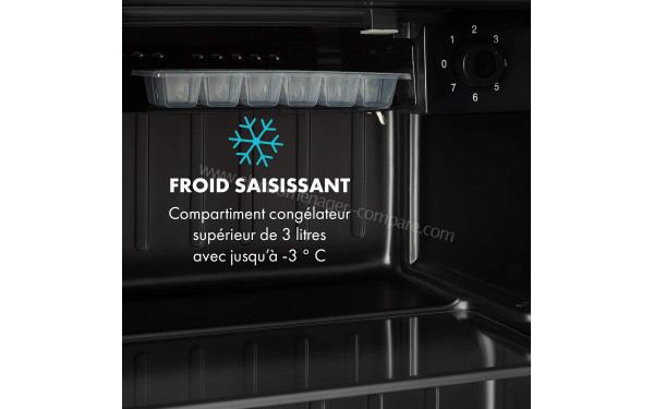 KLARSTEIN Obsidian 72 L Noir Classe F - Panneau de commandes