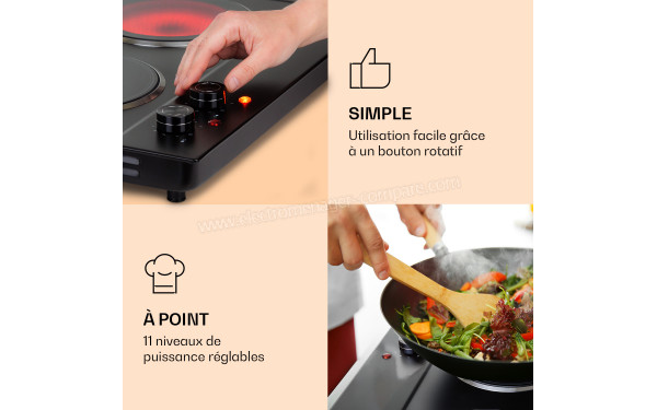 KLARSTEIN Ramsey Noir - Panneau de commandes