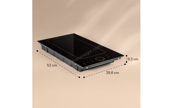 KLARSTEIN Victoria Domino Noir Induction - Dimensions