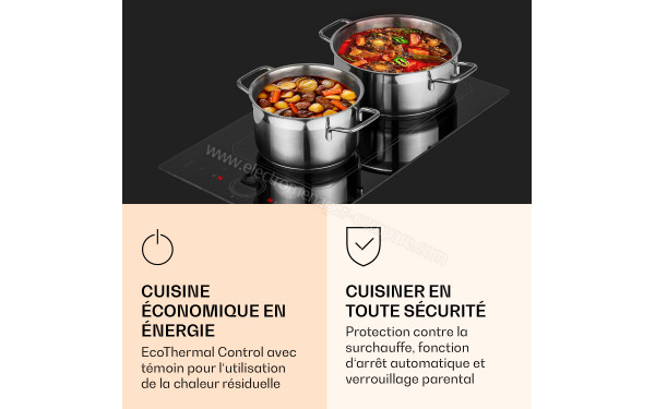 KLARSTEIN Victoria Domino Noir Induction - Mise en situation