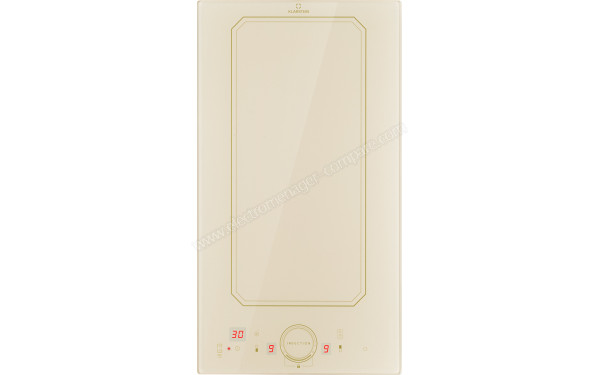 KLARSTEIN Victoria Domino Ivoire Induction - Vue du dessus