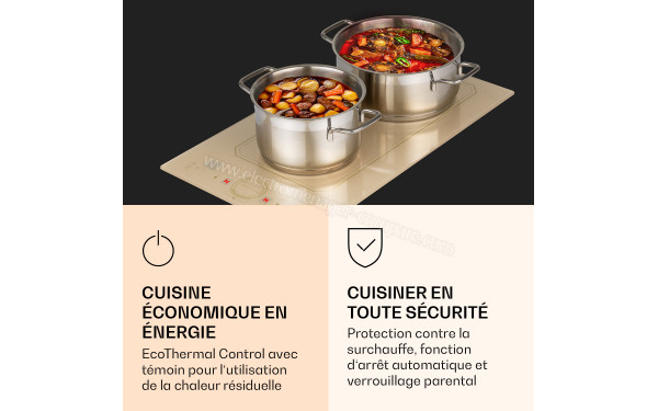 KLARSTEIN Victoria Domino Ivoire Induction - Mise en situation