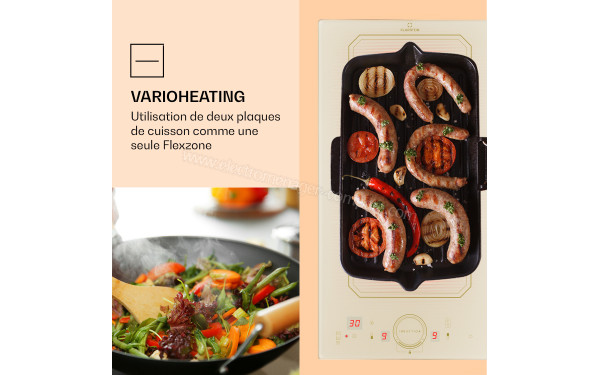 KLARSTEIN Victoria Domino Ivoire Induction - Mise en situation