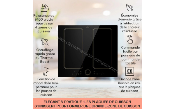 KLARSTEIN Victoria 4 Flex Noir - Fonctions de la table