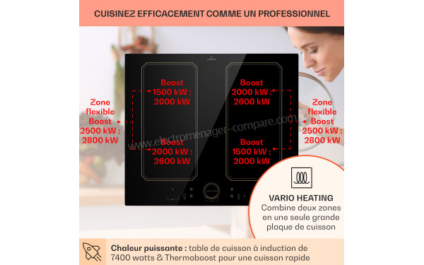 KLARSTEIN Victoria 4 Flex Noir - Puissance des foyers