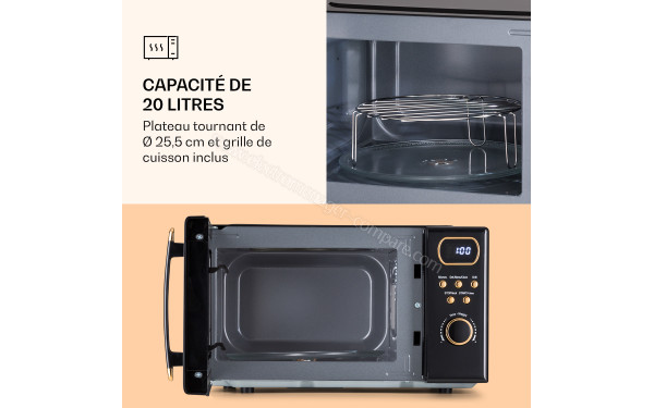 KLARSTEIN Julieta 20L Noir - Vue de l'int&eacute;rieur