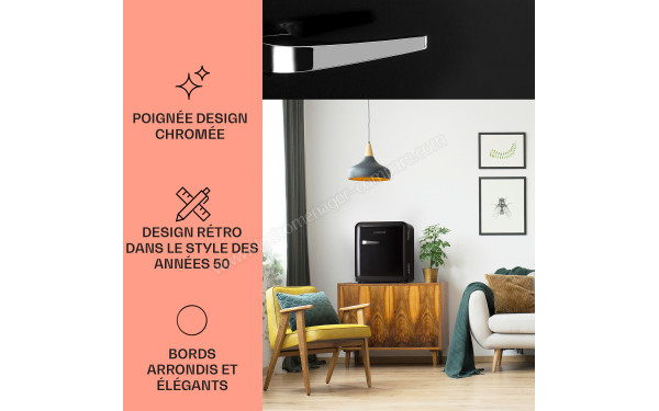 KLARSTEIN Audrey Mini 48 L Noir Classe F - Mise en situation