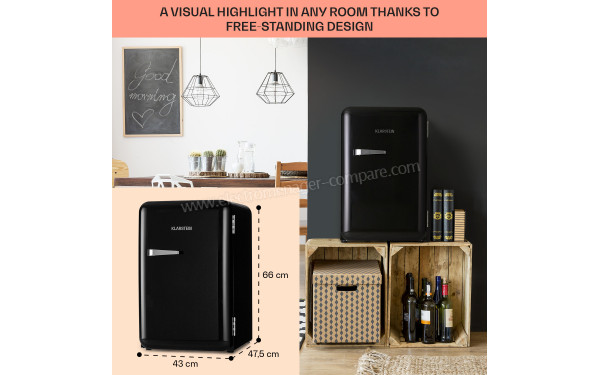 KLARSTEIN Audrey 70 L Noir - Mise en situation