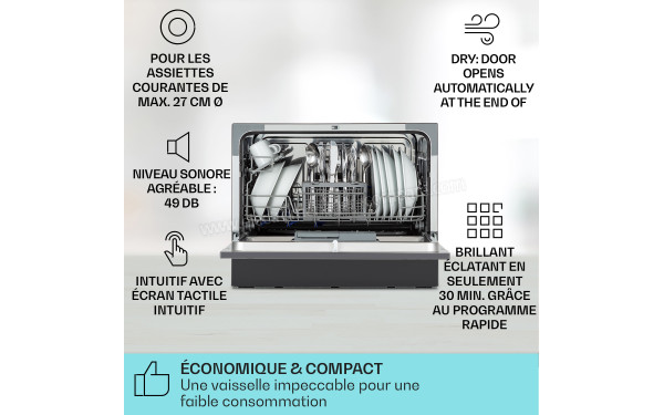 KLARSTEIN Amazonia 6 Anthracite - Vue de l'int&eacute;rieur