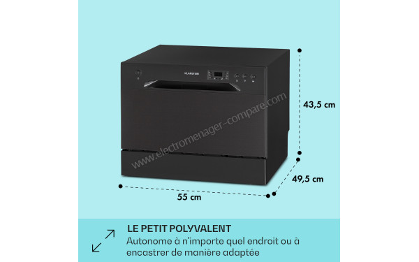 KLARSTEIN Amazonia 6 Anthracite - Dimensions