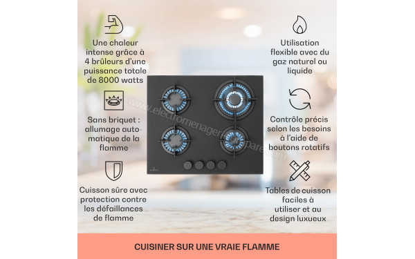 KLARSTEIN Firetale 4 Noir - Mise en situation