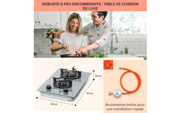 KLARSTEIN Firetale 2 Gris - Dimensions