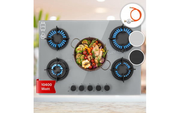 KLARSTEIN Firetale 5 Gris - Vue du dessus