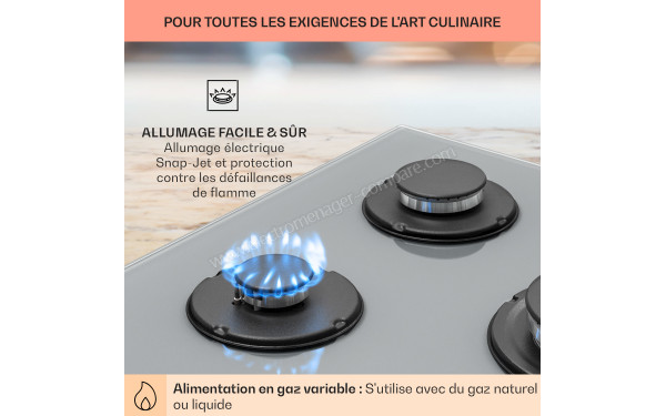 KLARSTEIN Firetale 5 Gris - Zoom sur le foyer Auxiliaire