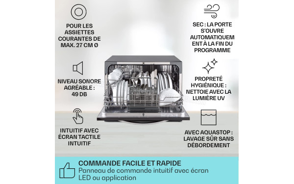 KLARSTEIN Havasia UV 6 Luminance Noir - Vue de l'int&eacute;rieur