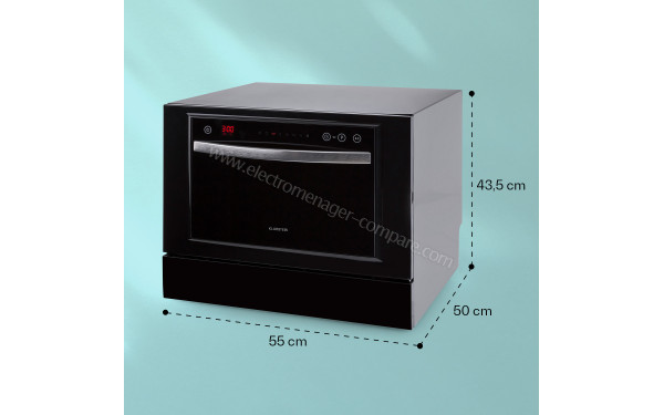 KLARSTEIN Havasia UV 6 Luminance Noir - Dimensions