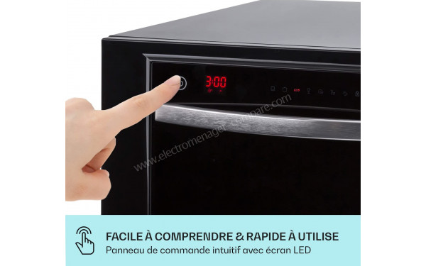 KLARSTEIN Havasia UV 6 Luminance Noir - Panneau de commandes