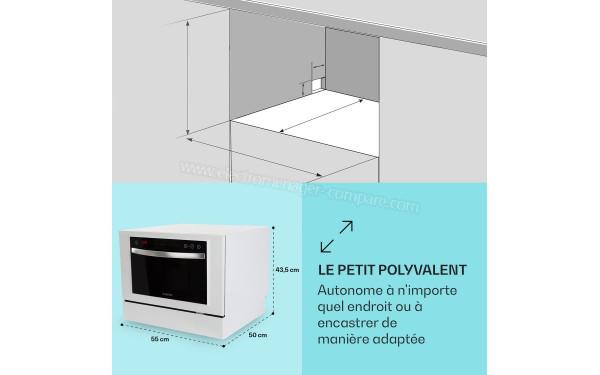 KLARSTEIN Havasia UV 6 Luminance Blanc - Dimensions