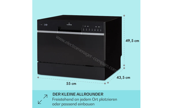 KLARSTEIN Amazonia 6 Smart Noir - Dimensions