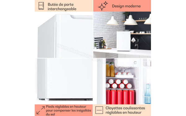 KLARSTEIN Fargo 67 Blanc - Vue de l'int&eacute;rieur