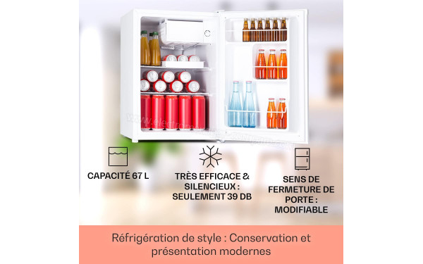 KLARSTEIN Fargo 67 Blanc - Vue de l'int&eacute;rieur