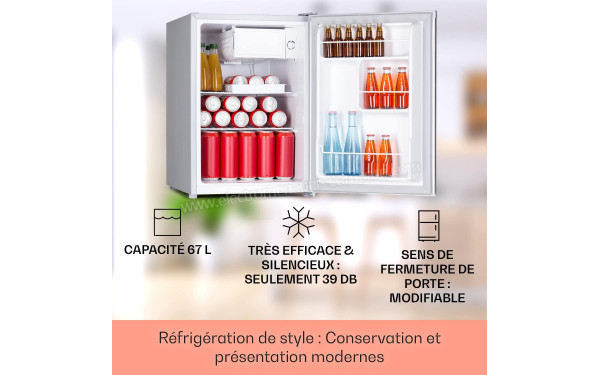 KLARSTEIN Fargo 67 Argent - Vue de l'int&eacute;rieur