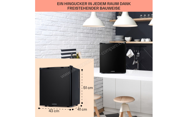 KLARSTEIN Happy Hour 38 Noir - Dimensions