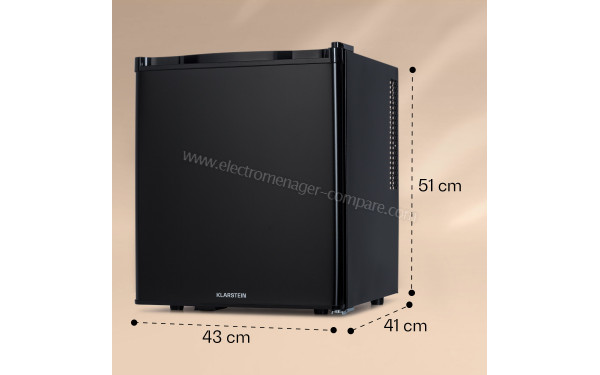 KLARSTEIN Happy Hour 38 Noir - Dimensions