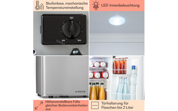 KLARSTEIN Happy Hour 38 Argent - Mise en situation