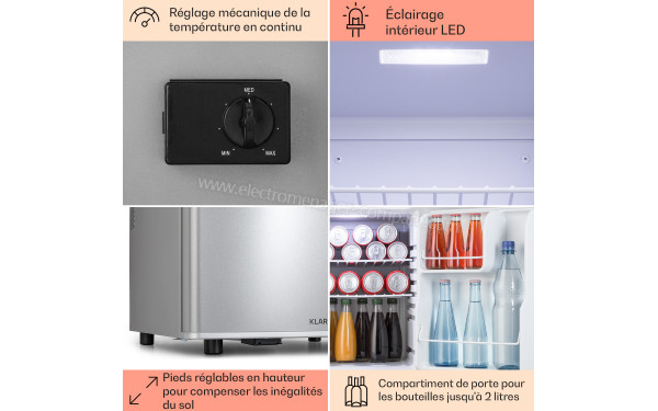 KLARSTEIN Happy Hour 45 Argent - Mise en situation