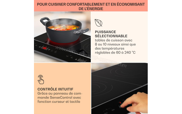 KLARSTEIN Cookio BK - Panneau de commandes