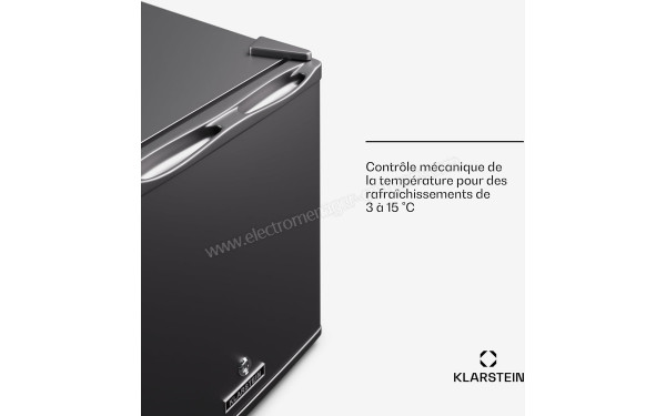 KLARSTEIN Matterhorn 28 Acier Inoxydable Noir - Vue du dessus