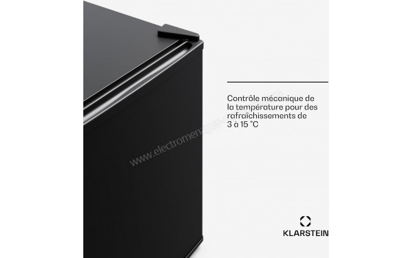 KLARSTEIN Matterhorn 44 Noir - Vue du dessus